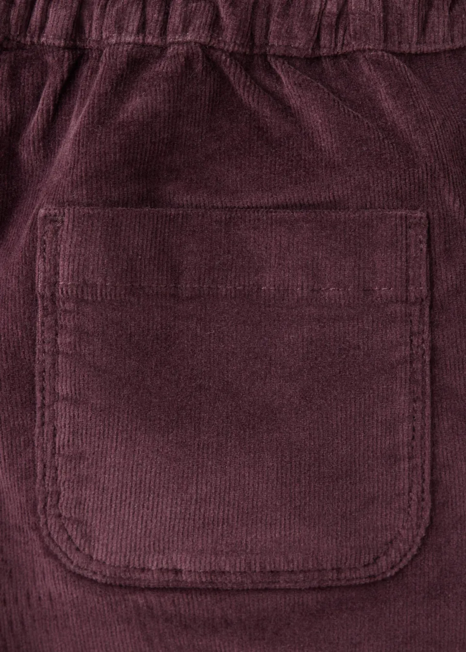 Mango Kids corduroy casual broek donkerrood, foto 4