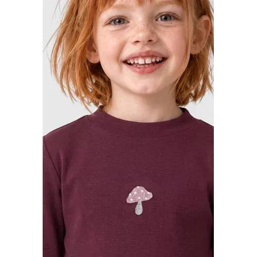 s.Oliver longsleeve met borduursel paars, foto 5