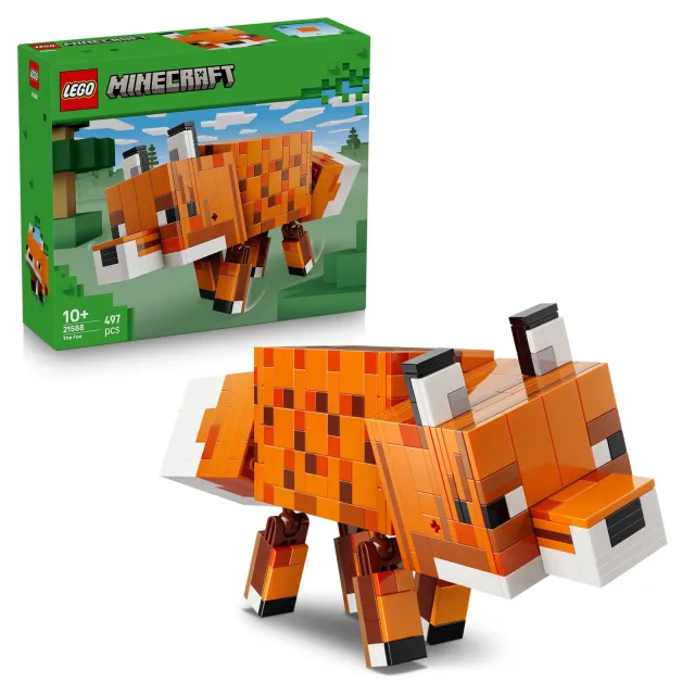 Lego Minecraft De Vos Kinderkamer Decoratie en Speelgoed 21588, foto 2