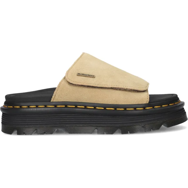 Dr. Martens Zebzag Slide EH Suede slippers beige, foto 2