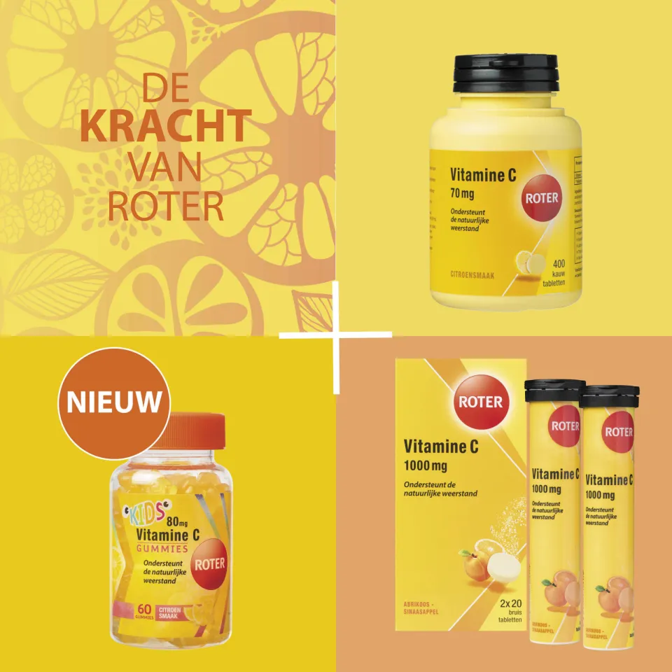 Roter Vitamine C 70 mg citroen kauwtabletten, foto 3