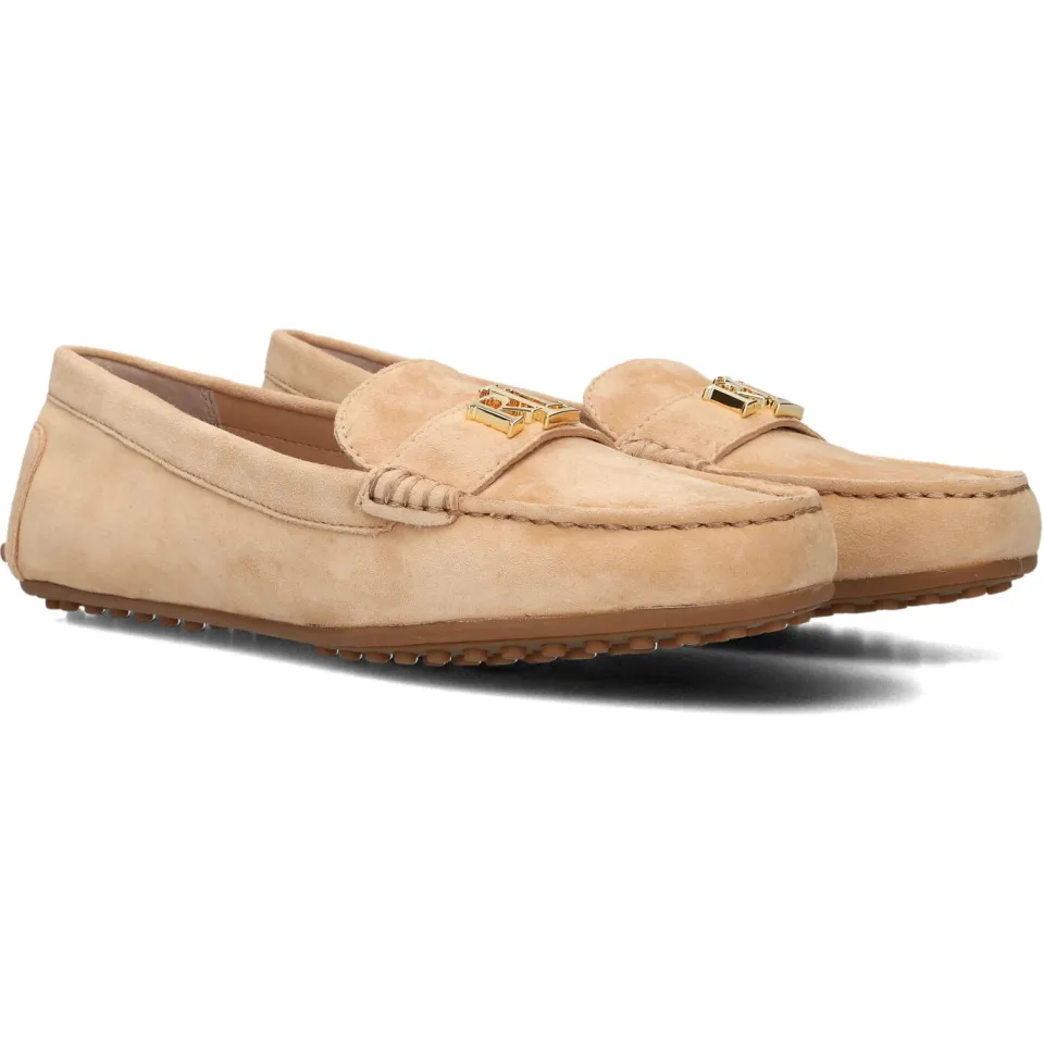 Lauren Ralph Lauren Mocassins Barnsbury Flats Beige, foto 3