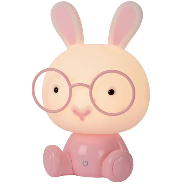 Lucide DODO RABBIT - Tafellamp Kinderkamer - LED Dimb. - 1x3W - 3 StepDim - Roz Roze
