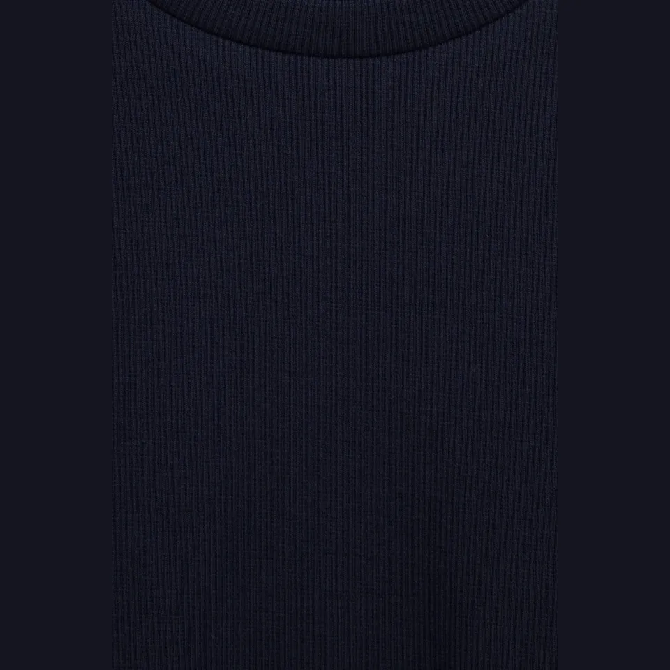 WE Fashion gebreide top marineblauw, foto 6