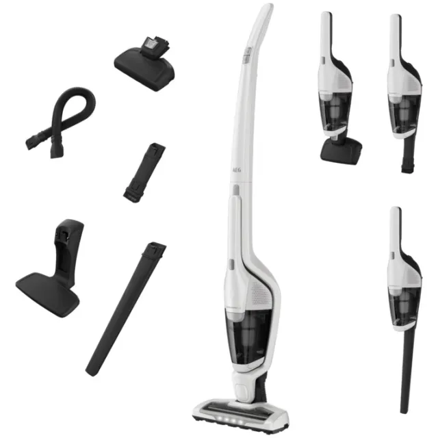 Aeg CX7-3-45SW steelstofzuiger zonder zak wit Shell White