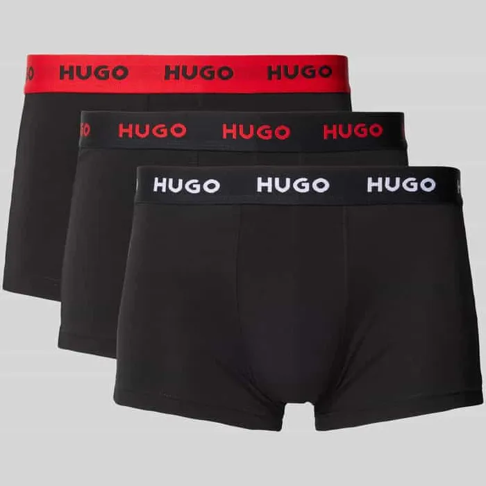Hugo Trunk boxershort 3-pack zwart, foto 4