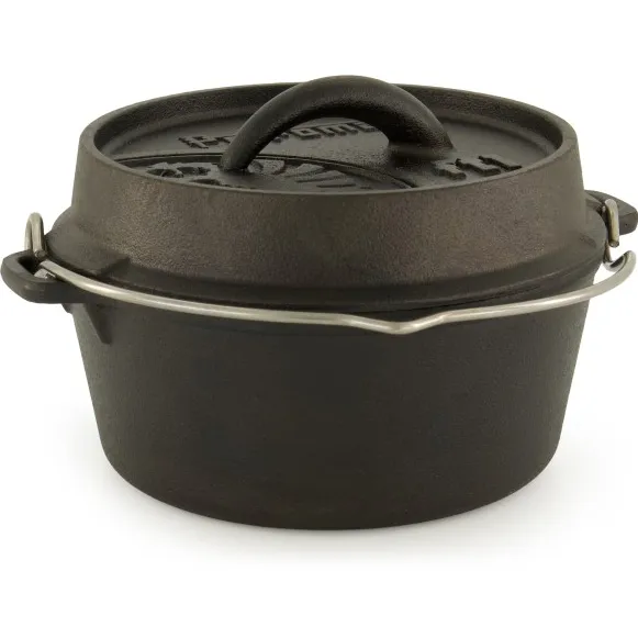 Petromax Dutch Oven ft3-t gietijzeren kookpan zwart