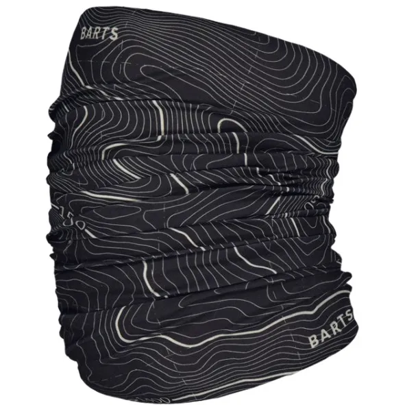 Barts Multicol Topographic - Sjaal maat One Size, zwart Zwart dessin