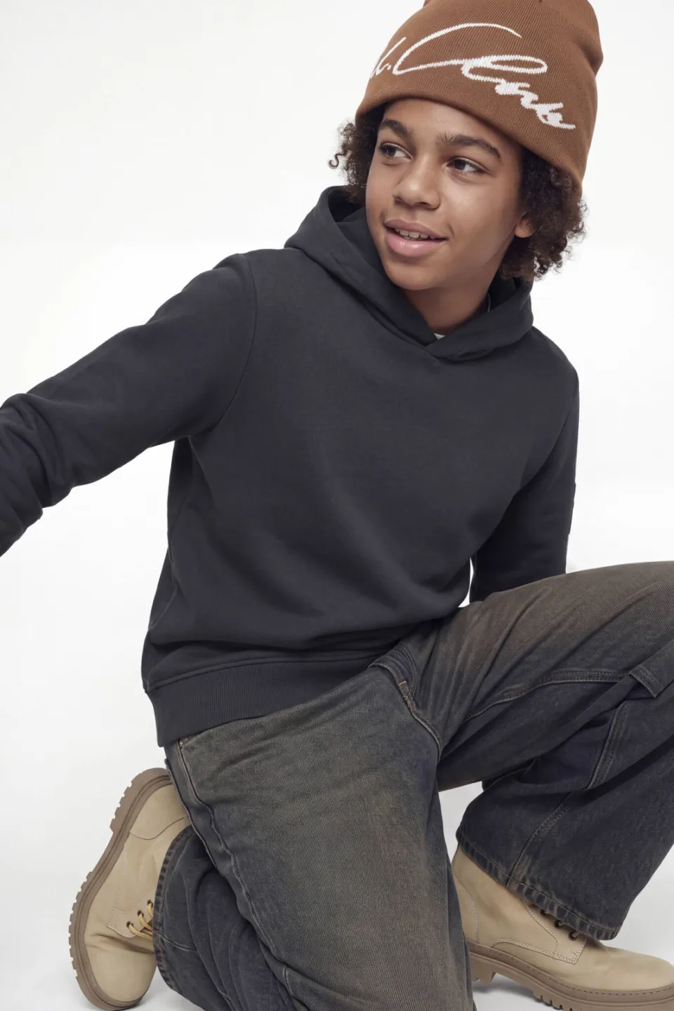 Jack & Jones JUNIOR hoodie - zwart, foto 3