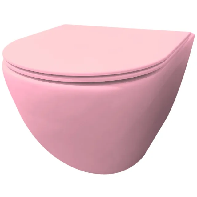 Best Design Morrano wandcloset rimfree roze