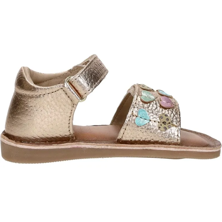 Keq sandalen goudkleur