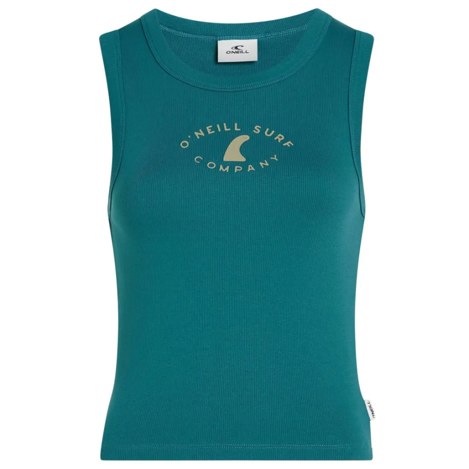 O'Neill rib tanktop turkoois blauw, foto 2