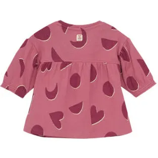 Noppies babyjurk fijn gebreid roze, foto 2