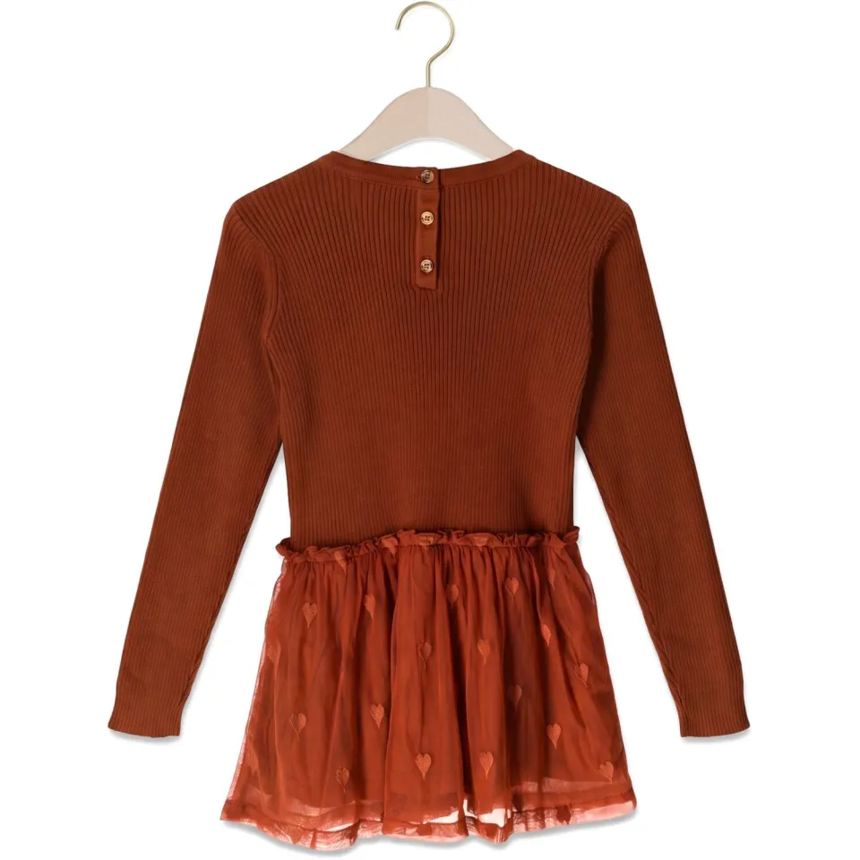 Ton & Ton Tavea jurk bruin, foto 2