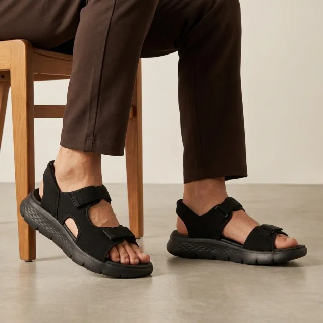 Skechers Slip-ins Go Walk Flex Sandalen zwart