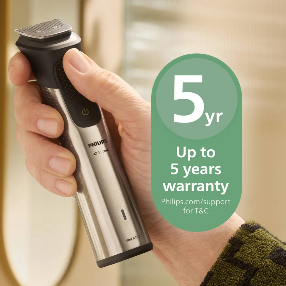 Philips All-in-One Series 9000 - MG9557/15 - 20-in-1 - Multigroom - Baardtrimmer zwart-zilver, foto 8