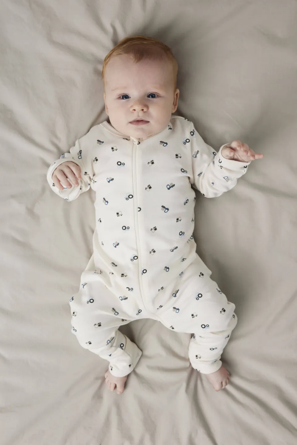 NAME IT BABY pyjama NBMNIGHTSUIT blauw/ecru (set van 2), foto 5