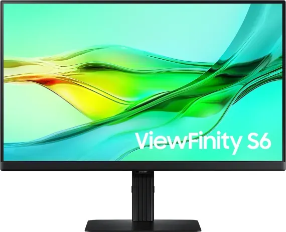 Samsung ViewFinity S6 LS27D600UAUXEN Monitor Zwart, foto 2