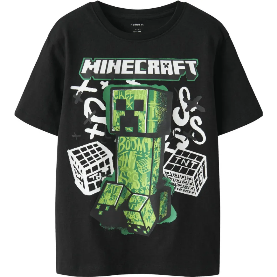 NAME IT Minecraft T-shirt zwart, foto 2