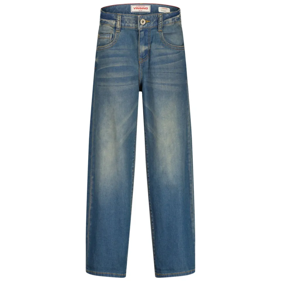 Vingino Keith loose fit jeans dark blue denim, foto 2