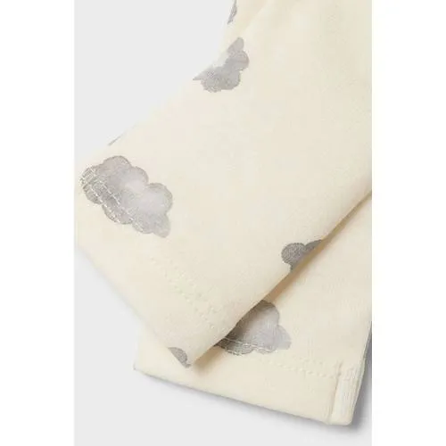 Lil' Atelier babybroek ecru met wolkenprint, foto 4