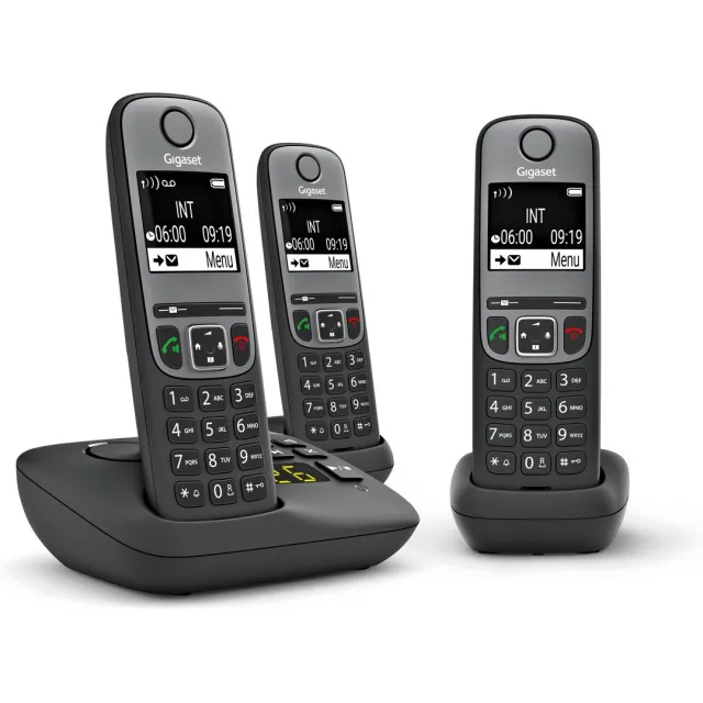 Gigaset A705A Trio Huistelefoon Zwart