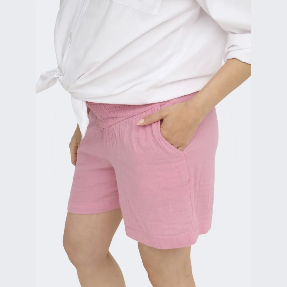 Only Maternity zwangerschaps casual short roze, foto 6