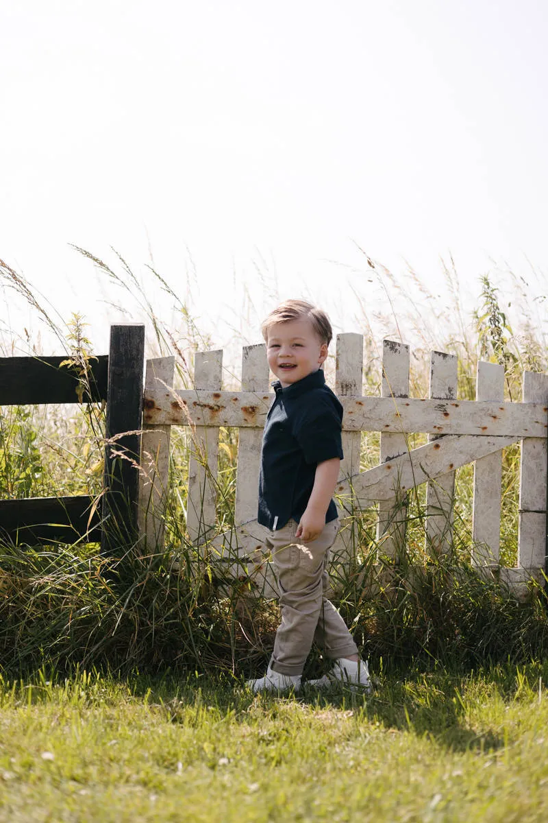 LEVV Little polo donkerblauw, foto 3