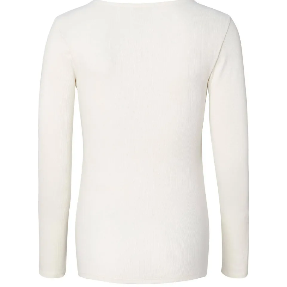 Noppies Sara zwangerschaps- en voedingslongsleeve wit, foto 2