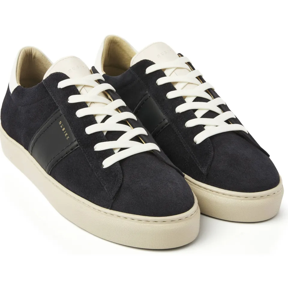 Nubikk Jase Morris suède sneakers donkerblauw, foto 6