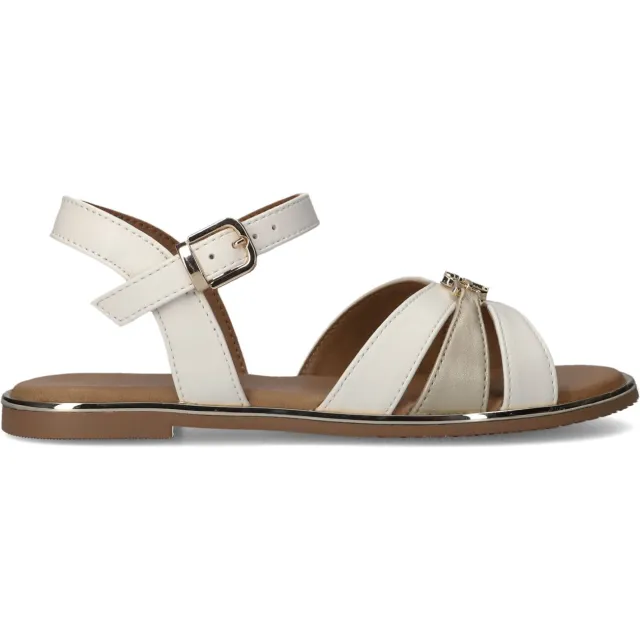 Tommy Hilfiger Mary platte sandaal wit