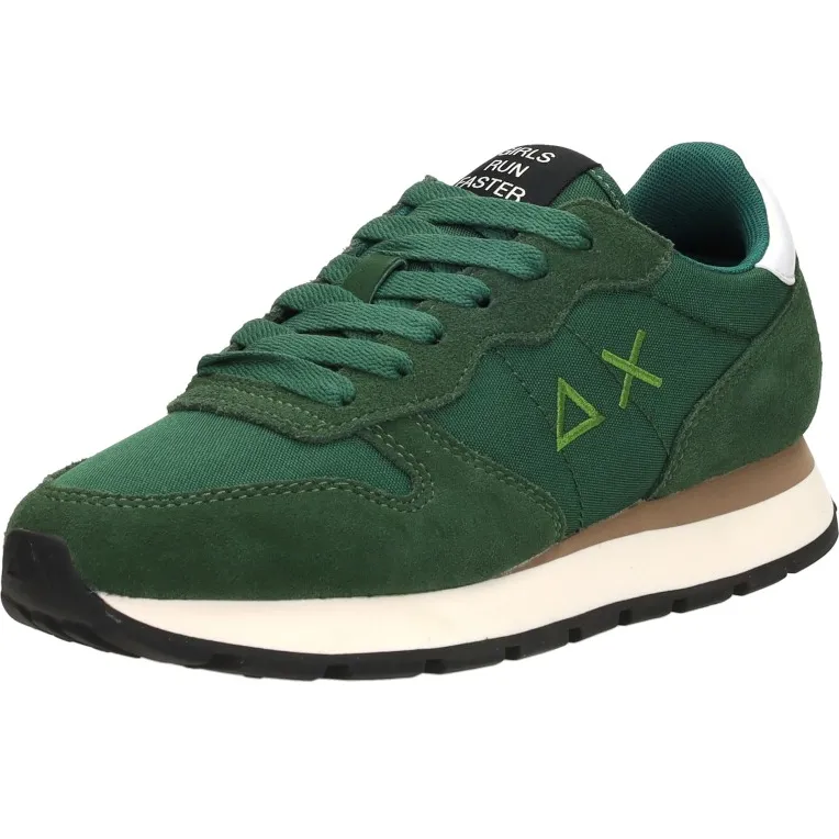 Sun68 Ally Solid Nylon lage sneakers groen, foto 3