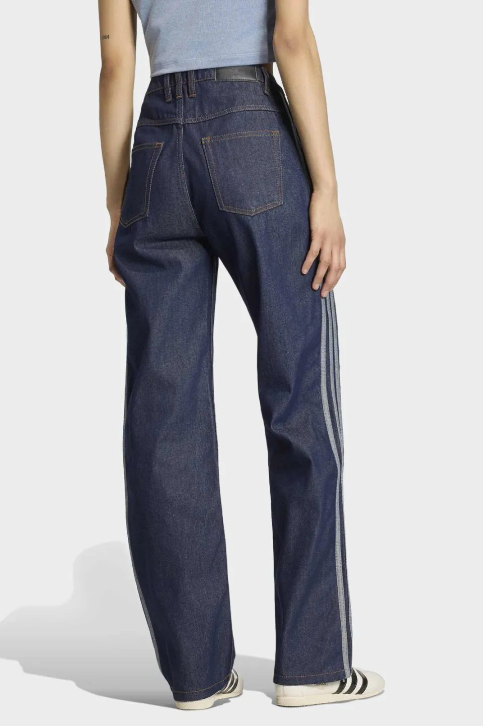 Adidas Originals Firebird straight leg jeans - blauw, foto 4