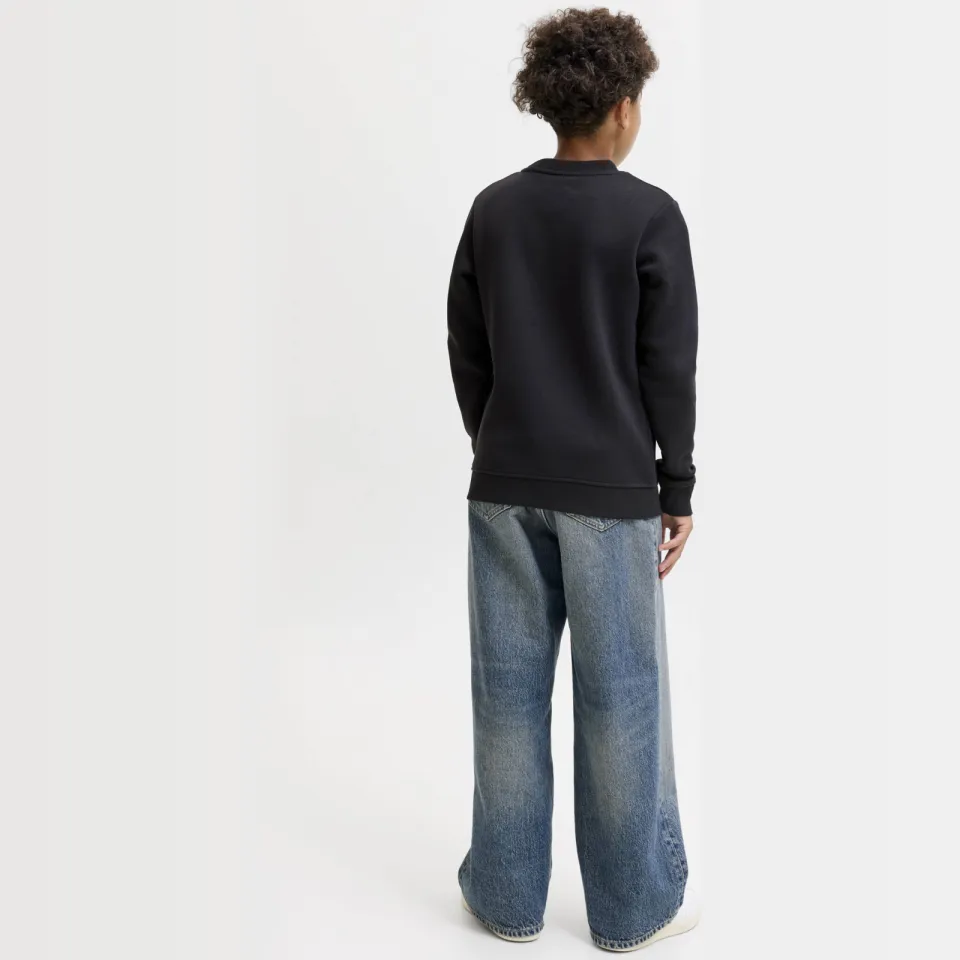 Jack & Jones JUNIOR sweater met logo - zwart, foto 4