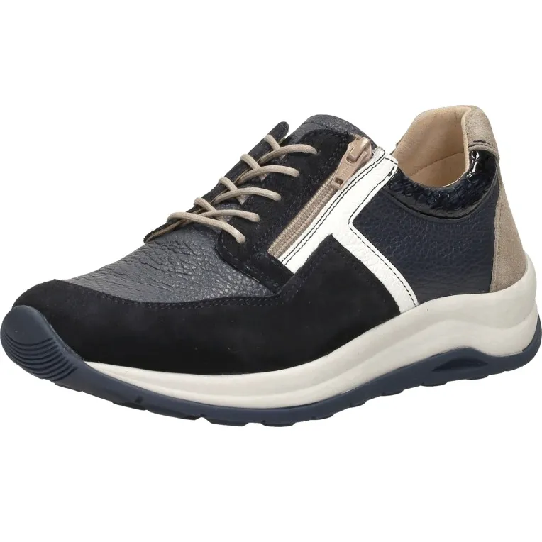 Wolky Comrie lage sneakers blauw, foto 3