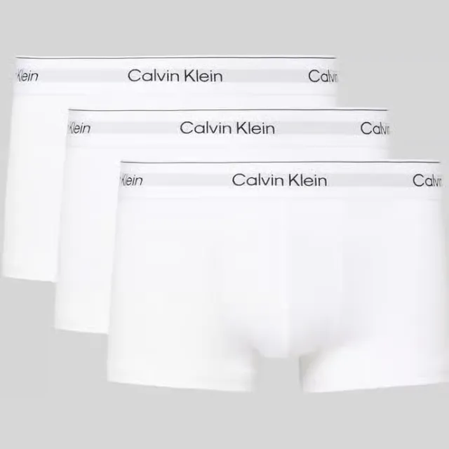 Calvin Klein Low Rise Trunk boxershorts wit, foto 2