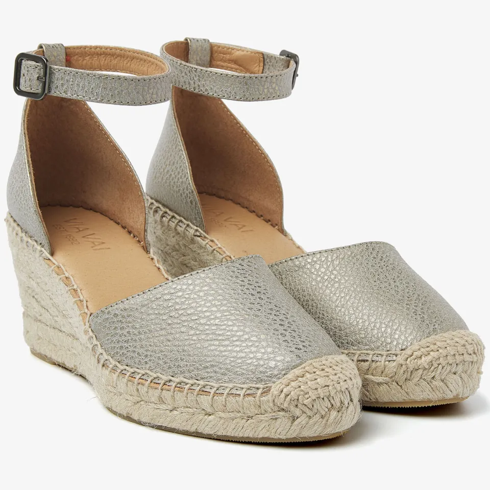 Via Vai Sandalen Flora Braid Grijs, foto 3