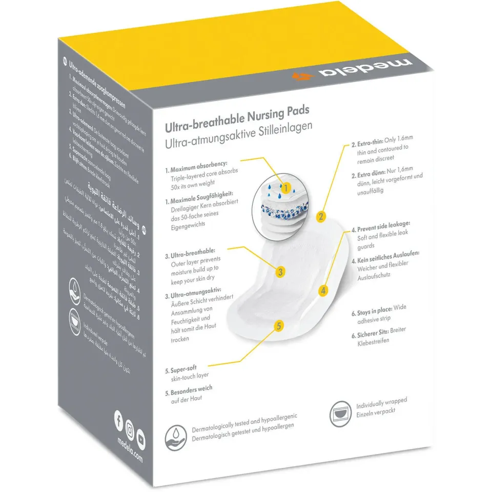 Medela Ultra-ademende zoogkompressen 30 stuks, foto 3