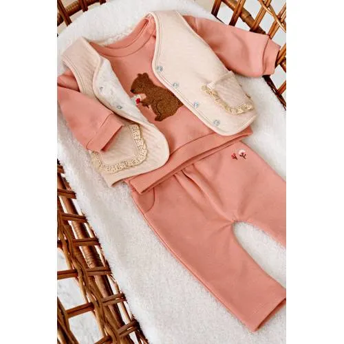Feetje reversible gilet Forest Garden - beige, foto 3