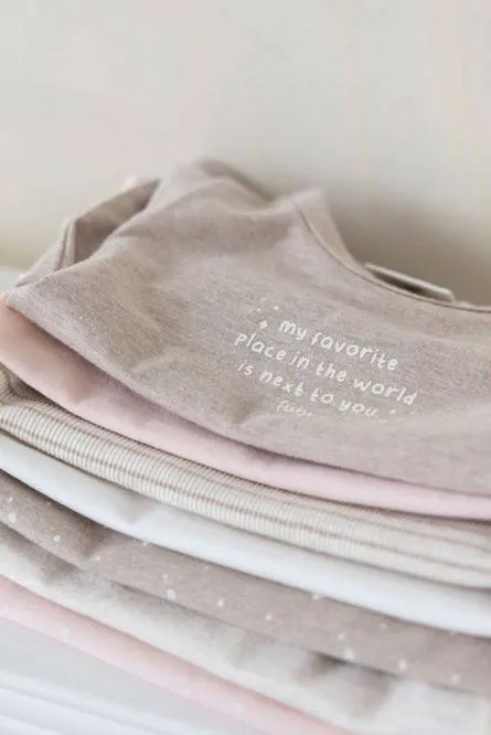 Feetje longsleeve taupe gestreept, foto 7