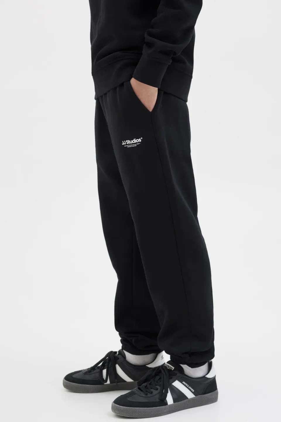 Jack & Jones Junior relaxed joggingbroek zwart, foto 4