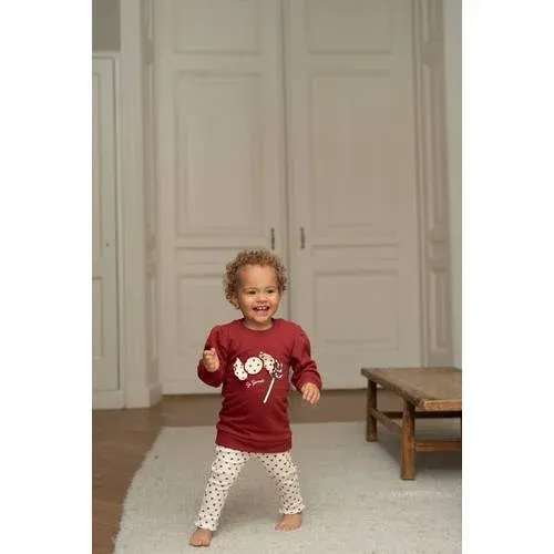 Dirkje sweatjurk rood, foto 4
