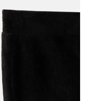 Mango Kids corduroy flared broek zwart, foto 3