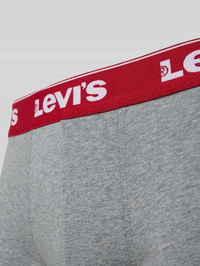 Levi's Boxershort met band met label in een set van 3 stuks zwart, foto 3
