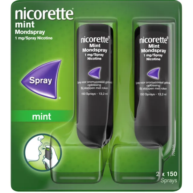 Nicorette Mondspray Mint Duo 1 mg 2 x 13,2 ml