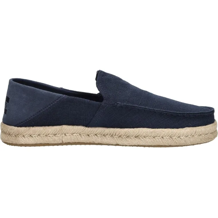Toms Alonso Loafer Rope espadrille blauw