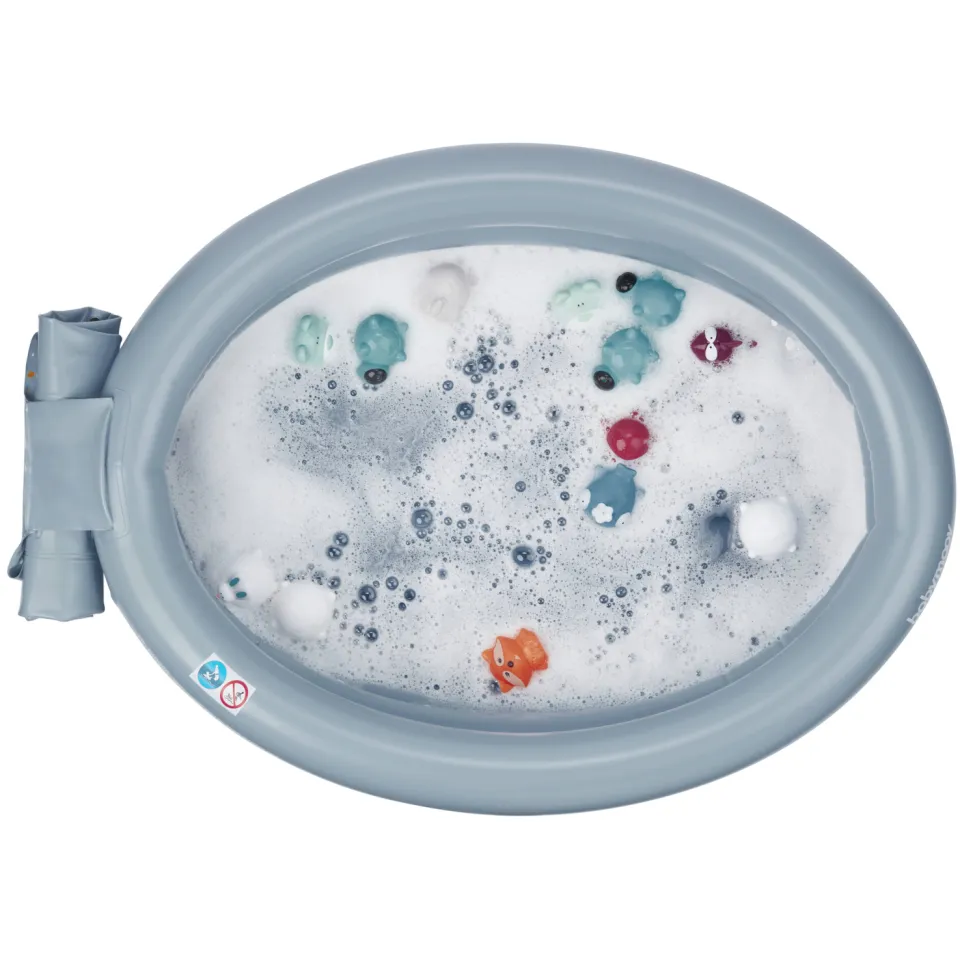 Babymoov Aqua Dots opblaasbaar babybadje blauw, foto 4