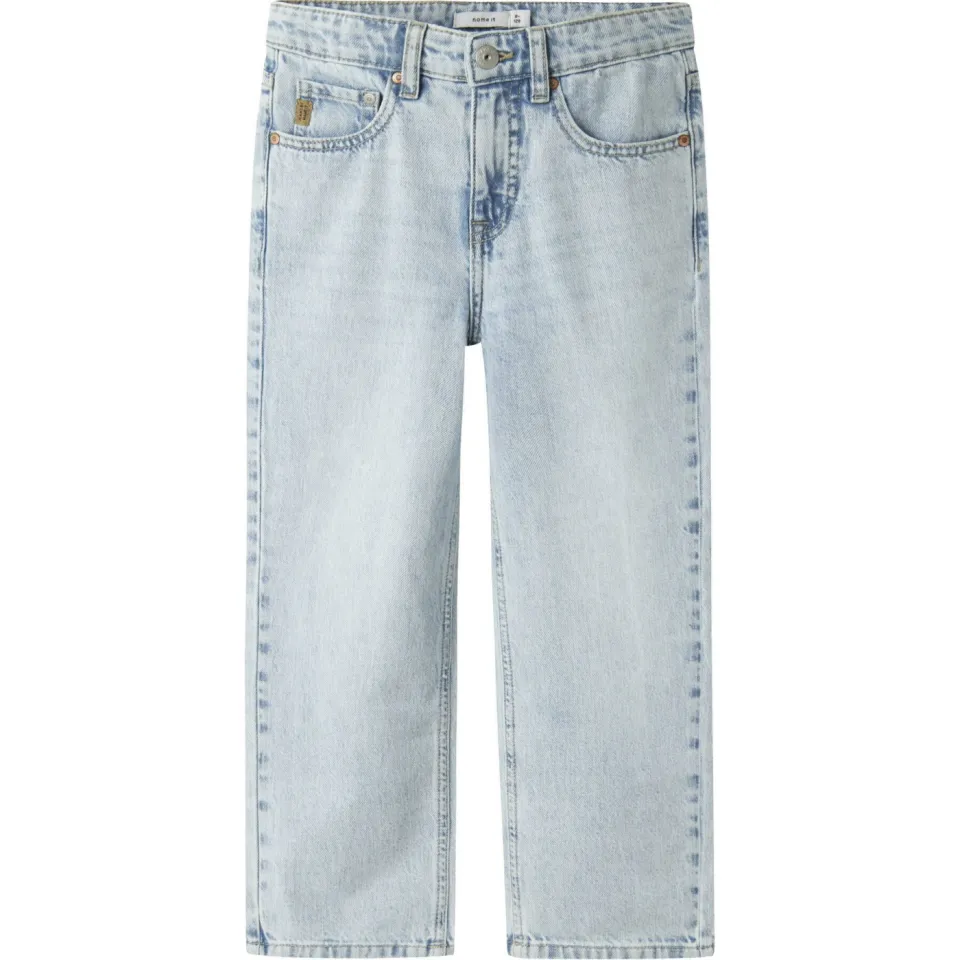 NAME IT KIDS straight fit jeans NKMRYAN light blue denim, foto 2