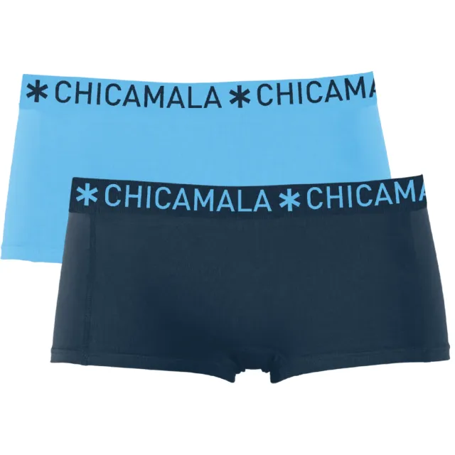 Muchachomalo dames 2-pack boxershorts blauw