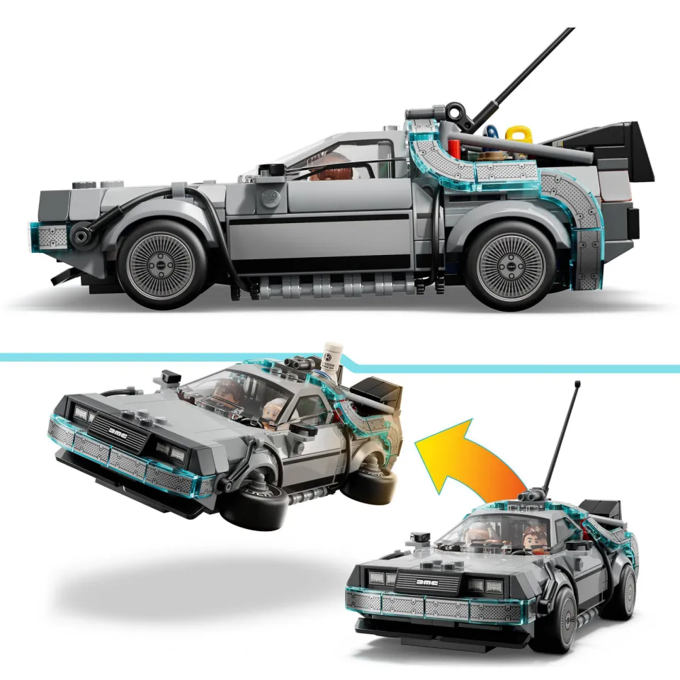 Lego Speed Champions Tijdmachine uit Back to the Future Bouwpakket 77256, foto 4